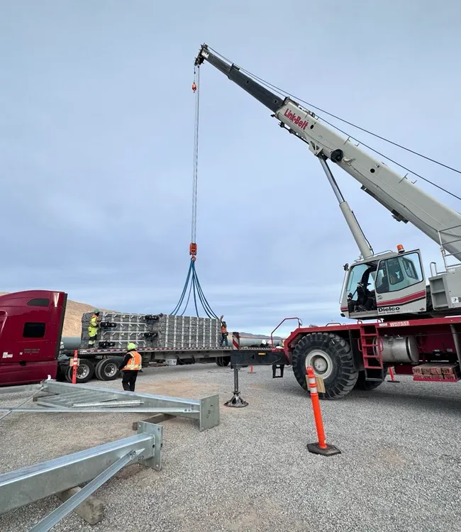 Construction logistics by Wells Cargo