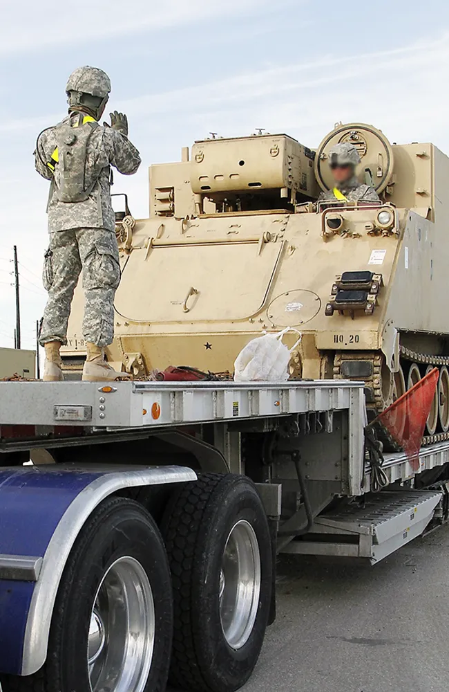 Military freight capabilities and defense transport support